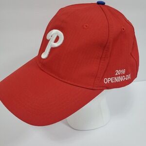 Philadelphia Phillies 2016 Opening Day Hat Adult Red Nemours Promo BWM Global